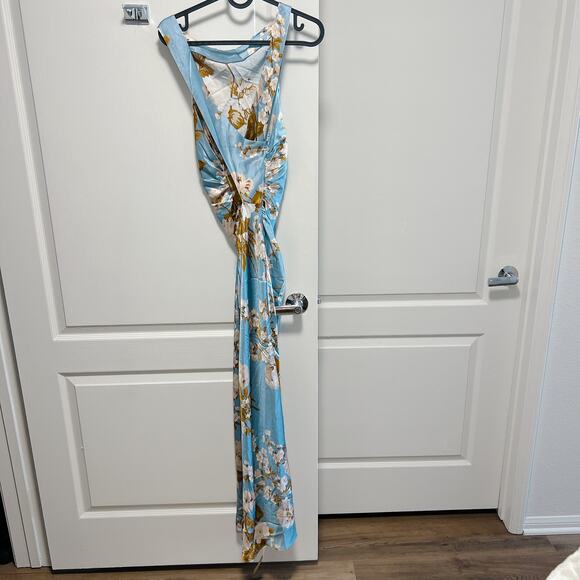 Reformation Casette Serene Silk Midi Dress Size 6 - Picture 5 of 6